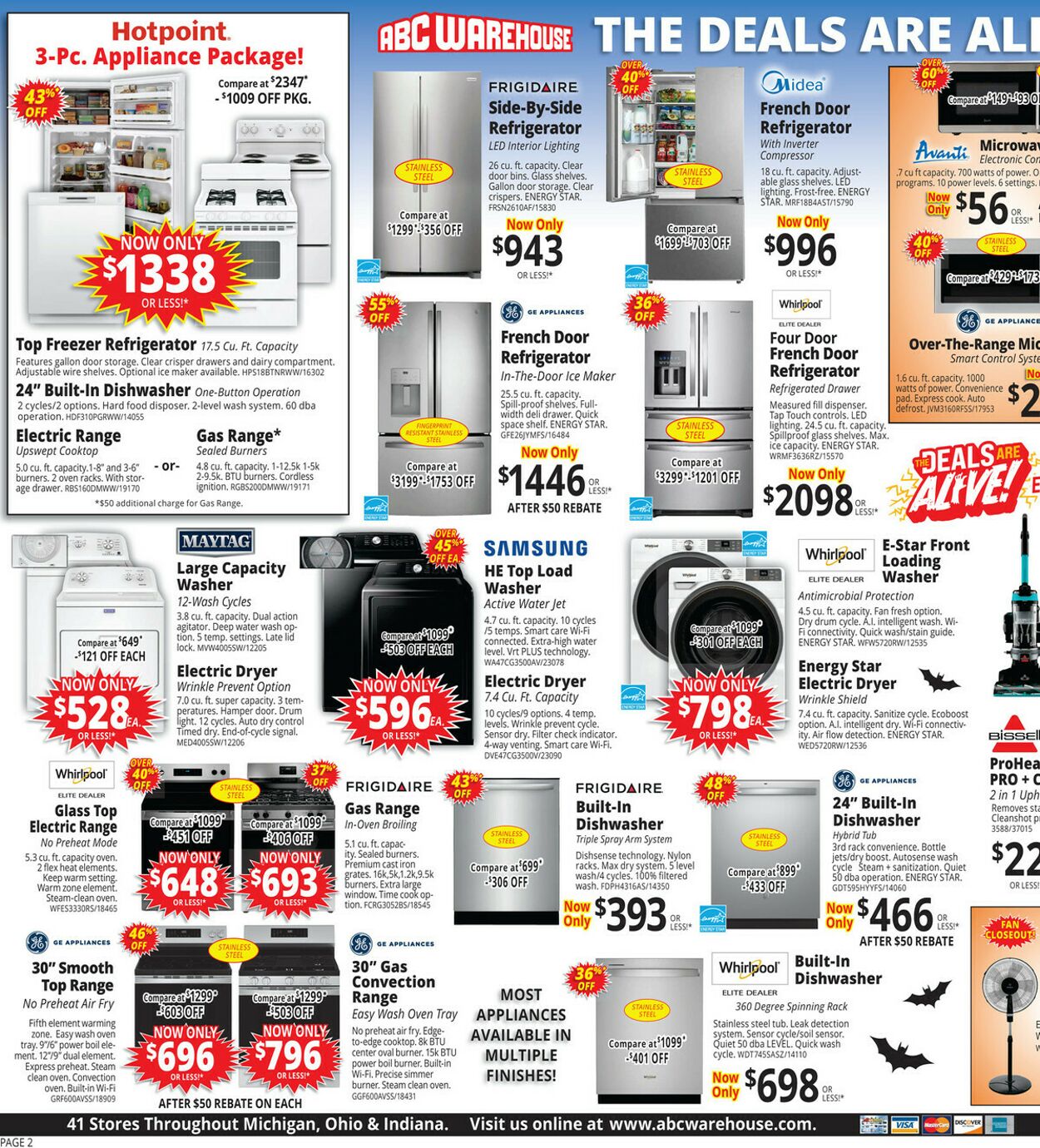 Weekly ad ABC Warehouse 10/26/2025 - 11/01/2025