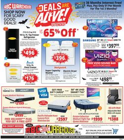 Weekly ad ABC Warehouse 10/26/2025 - 11/01/2025
