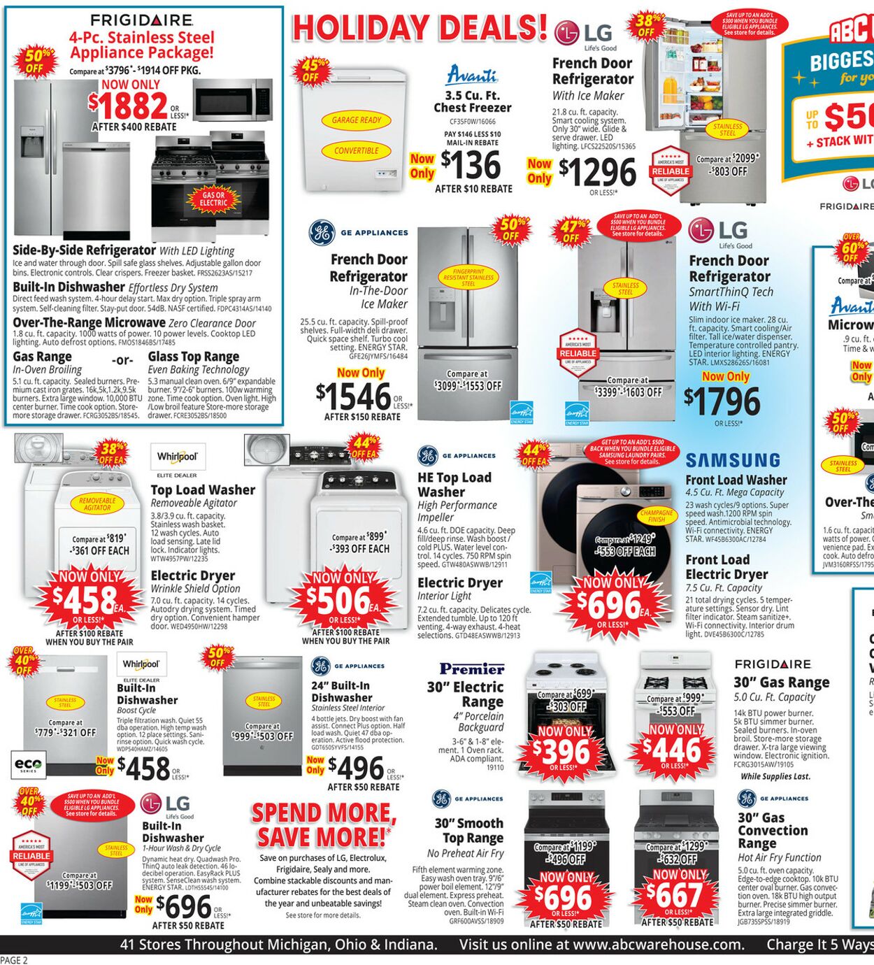 Weekly ad ABC Warehouse 09/01/2024 - 09/07/2024