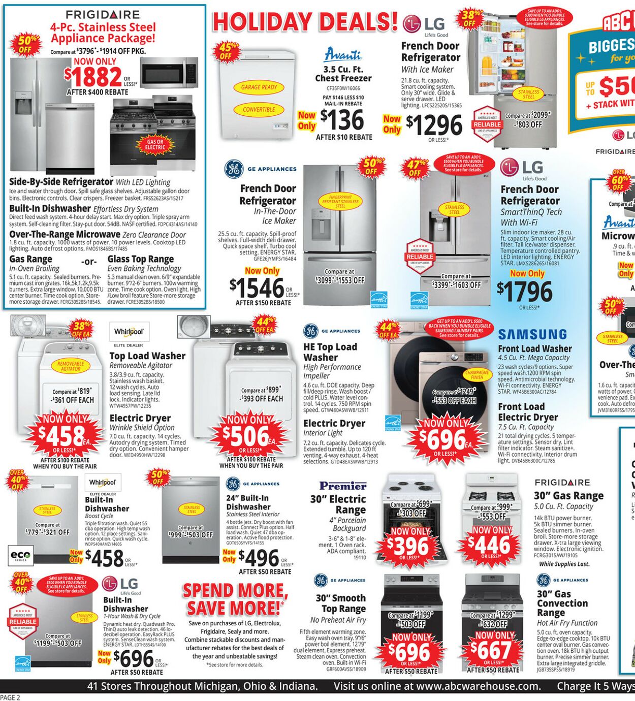 Weekly ad ABC Warehouse 08/25/2024 - 08/31/2024