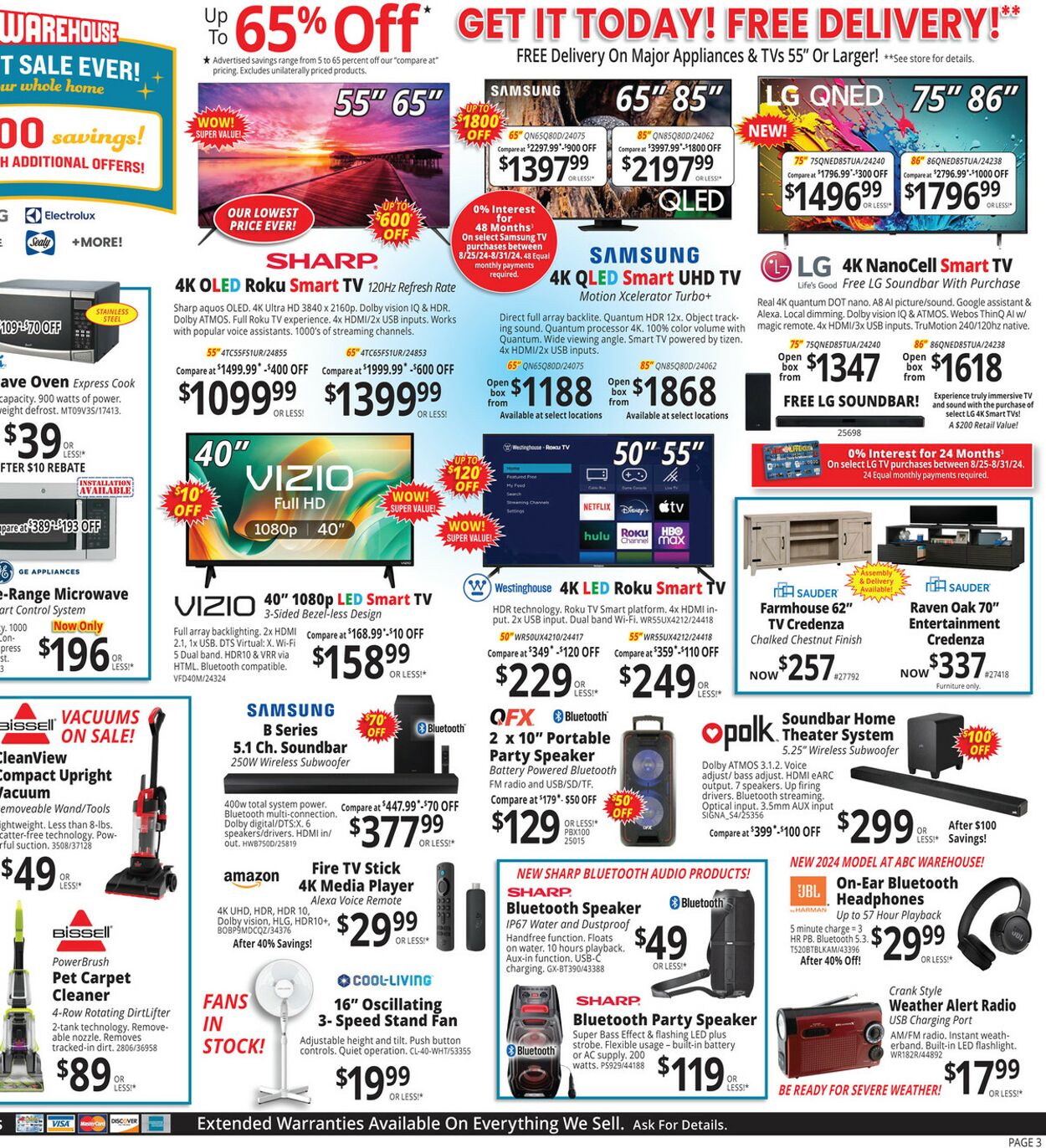 Weekly ad ABC Warehouse 08/25/2024 - 08/31/2024