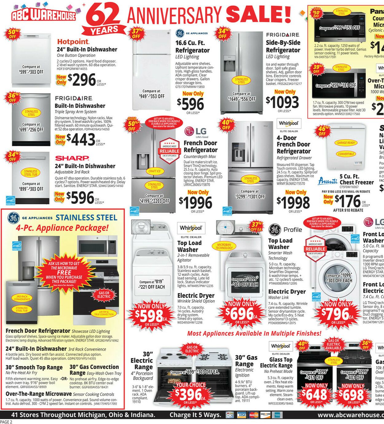Weekly ad ABC Warehouse 08/10/2025 - 08/16/2025