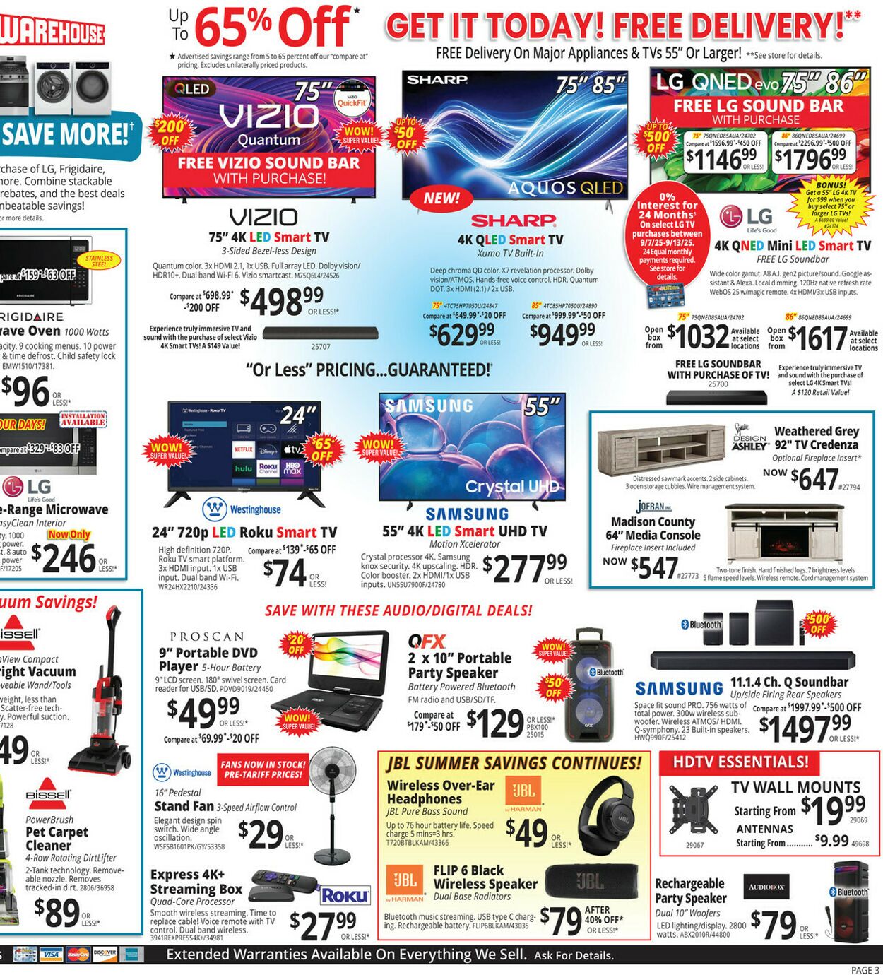 Weekly ad ABC Warehouse 09/07/2025 - 09/13/2025