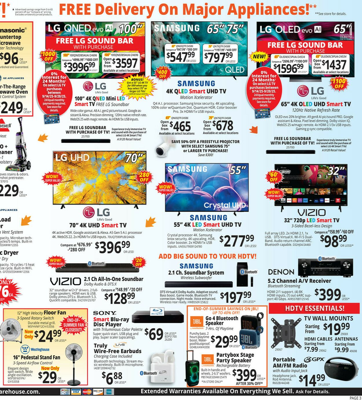 Weekly ad ABC Warehouse 09/14/2025 - 09/20/2025