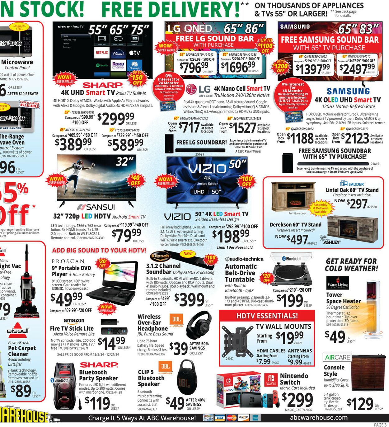 Weekly ad ABC Warehouse 12/15/2024 - 12/21/2024