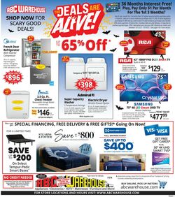 Weekly ad ABC Warehouse 10/12/2025 - 10/18/2025