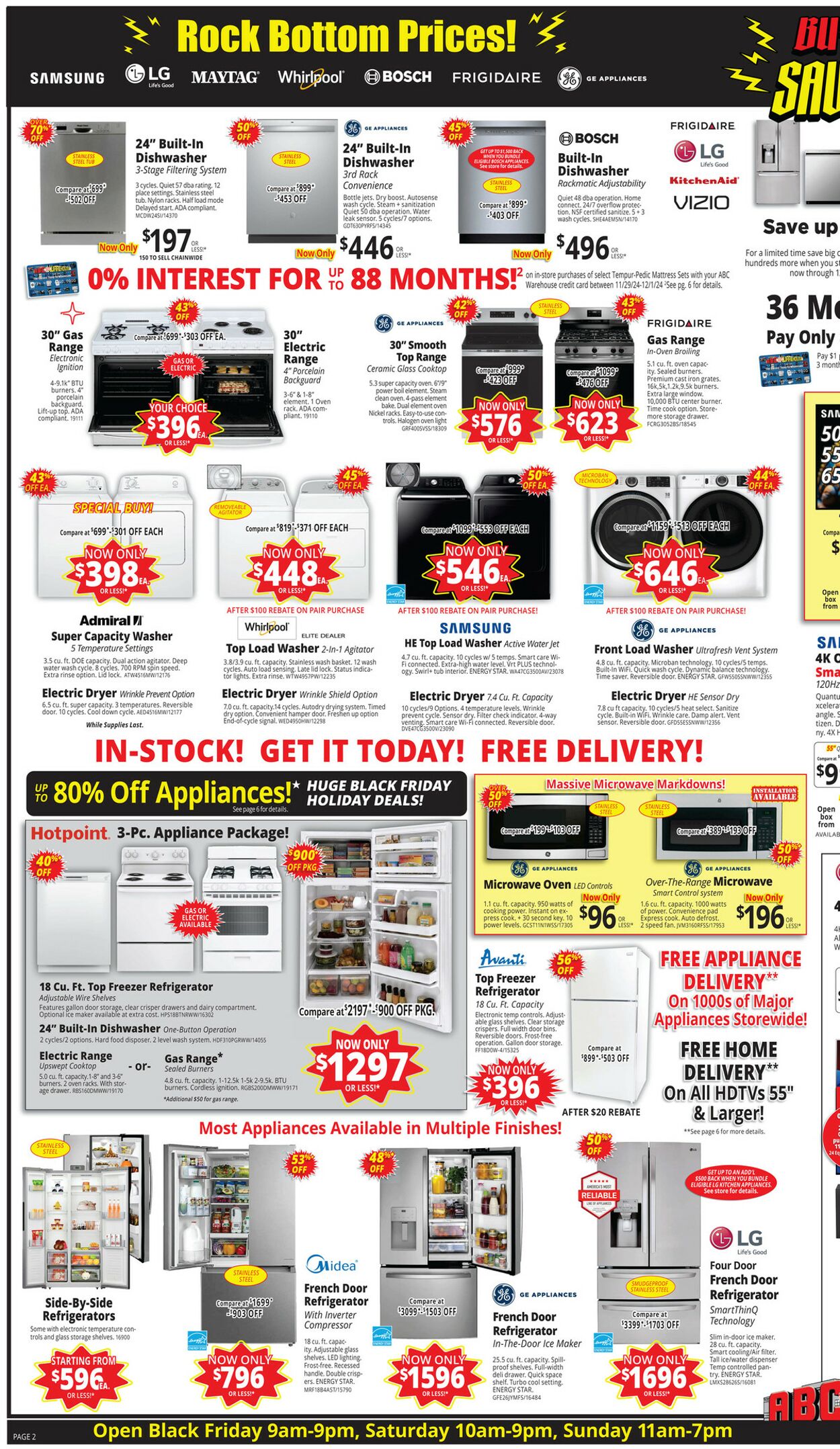 Weekly ad ABC Warehouse 11/24/2024 - 11/30/2024