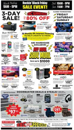 Weekly ad ABC Warehouse 11/24/2024 - 11/30/2024