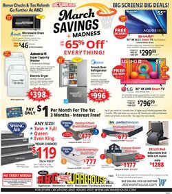 Weekly ad ABC Warehouse 08/21/2022 - 08/27/2022