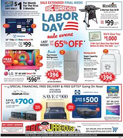 Weekly ad ABC Warehouse 09/08/2024 - 09/14/2024