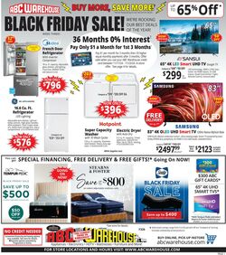 Weekly ad ABC Warehouse 11/17/2024 - 11/23/2024