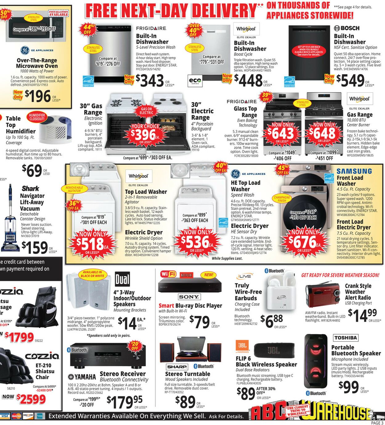 Weekly ad ABC Warehouse 04/07/2024 - 04/13/2024