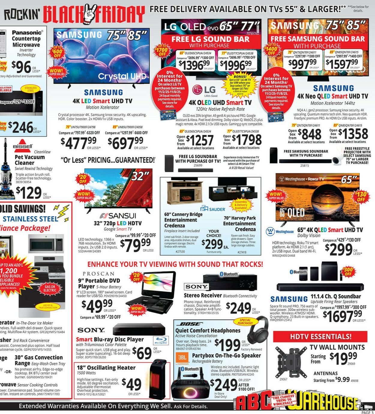 Weekly ad ABC Warehouse 11/02/2025 - 11/08/2025