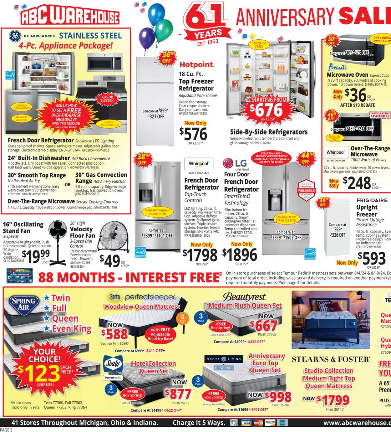 Weekly ad ABC Warehouse 08/04/2024 - 08/10/2024