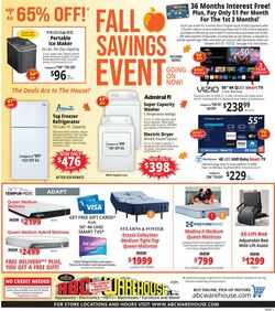 Weekly ad ABC Warehouse 09/21/2025 - 09/27/2025
