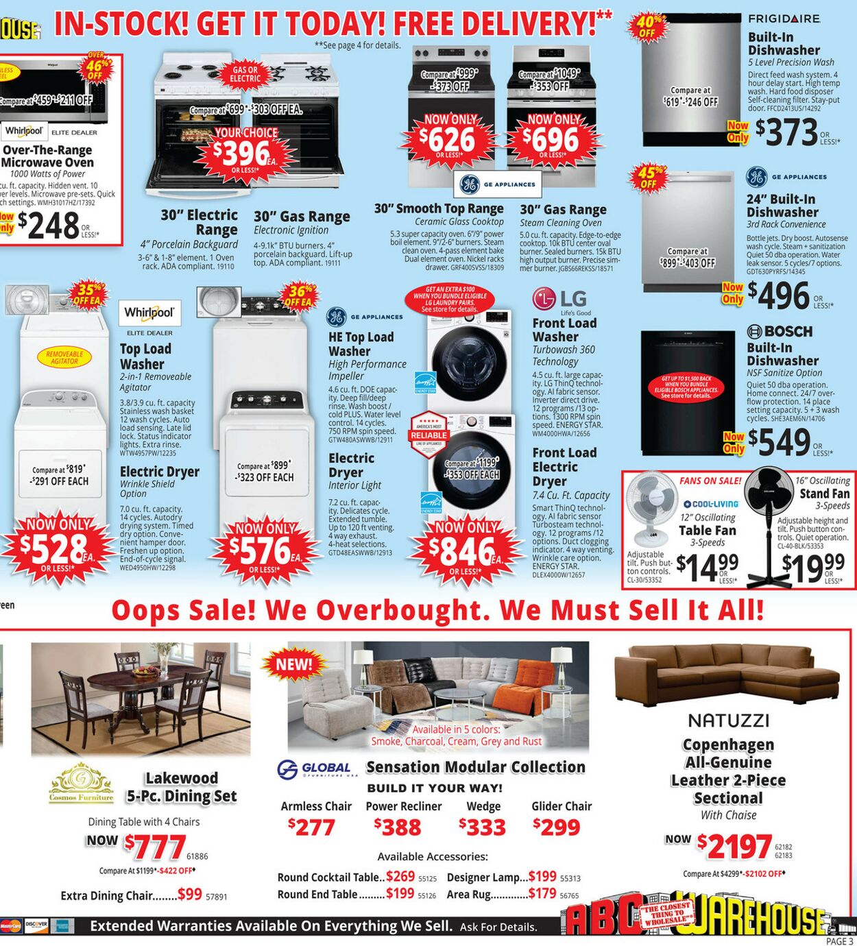 Weekly ad ABC Warehouse 07/21/2024 - 07/27/2024