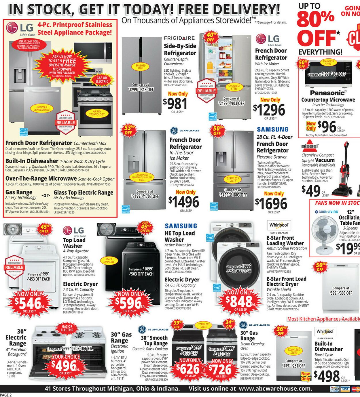 Weekly ad ABC Warehouse 06/08/2025 - 06/14/2025