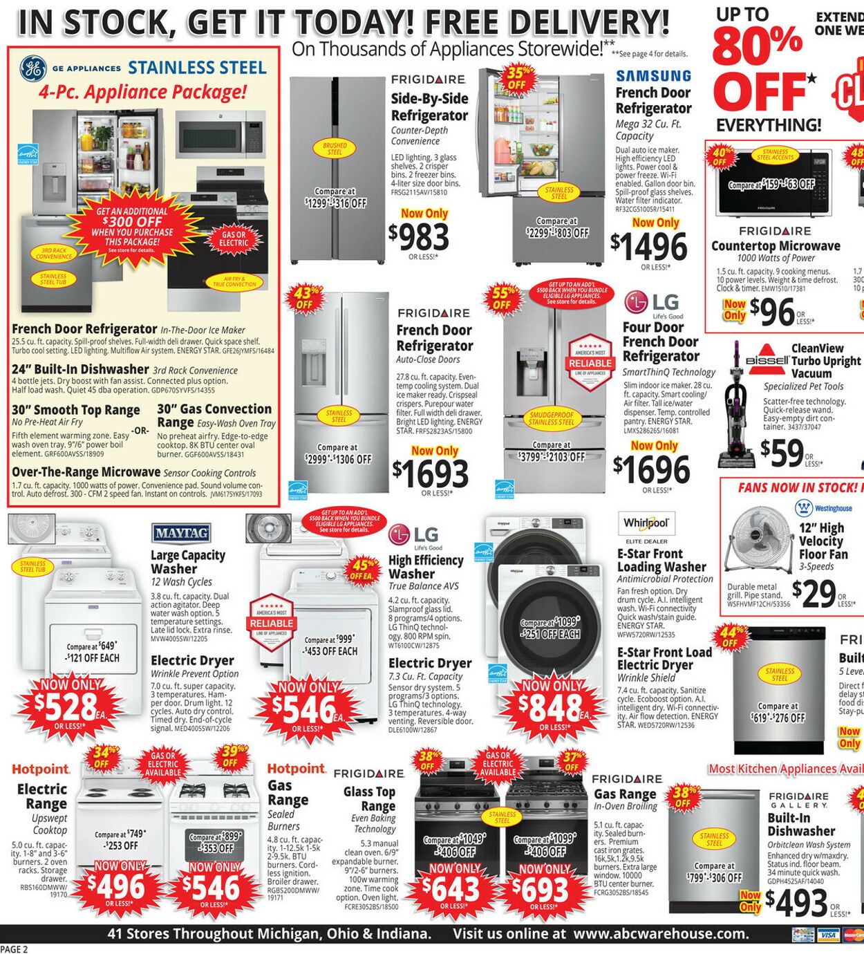 Weekly ad ABC Warehouse 06/15/2025 - 06/21/2025