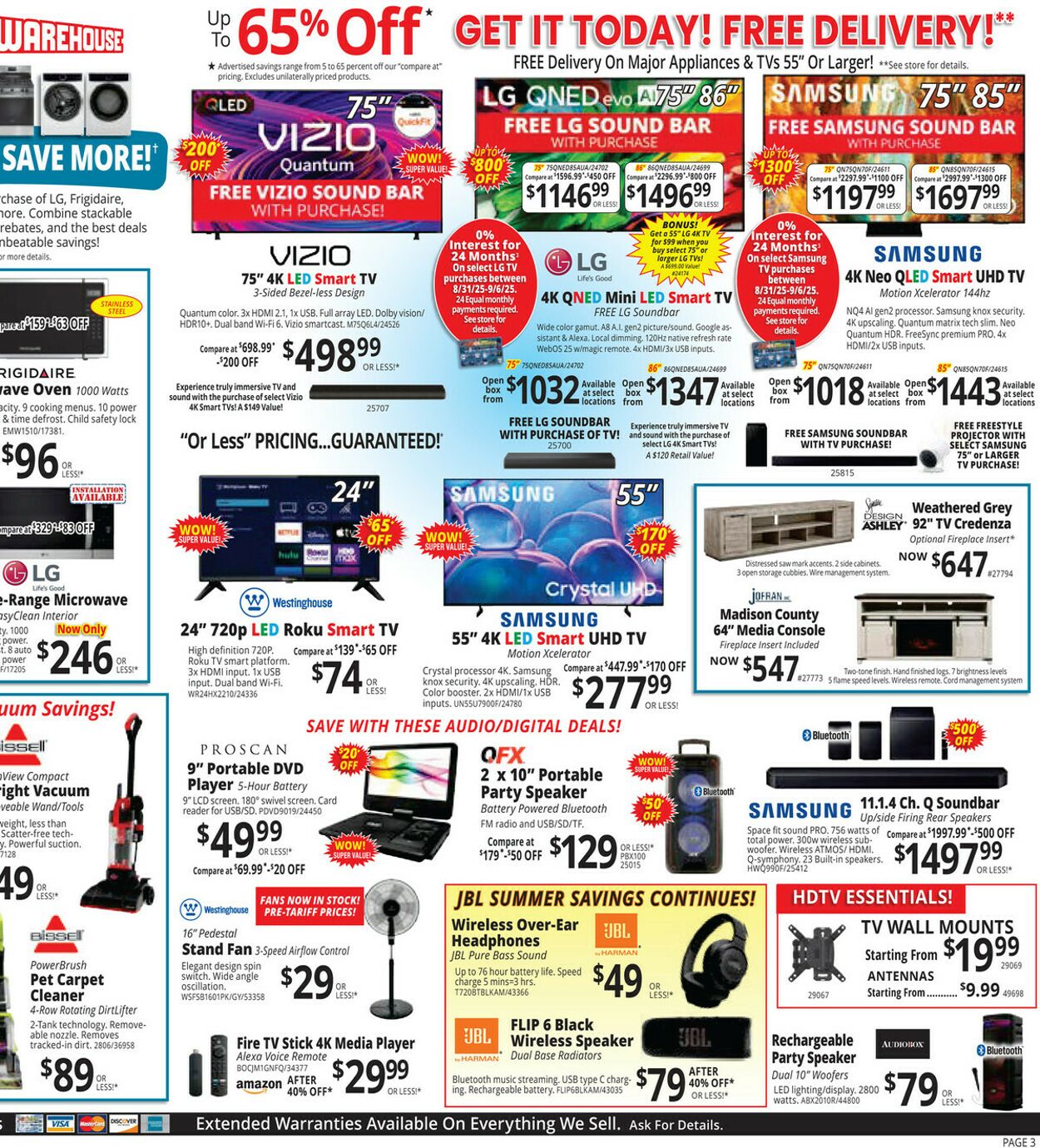 Weekly ad ABC Warehouse 08/31/2025 - 09/06/2025
