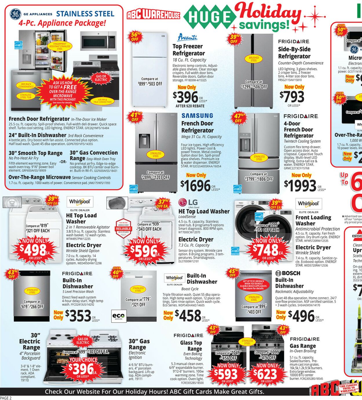 Weekly ad ABC Warehouse 12/08/2024 - 12/14/2024