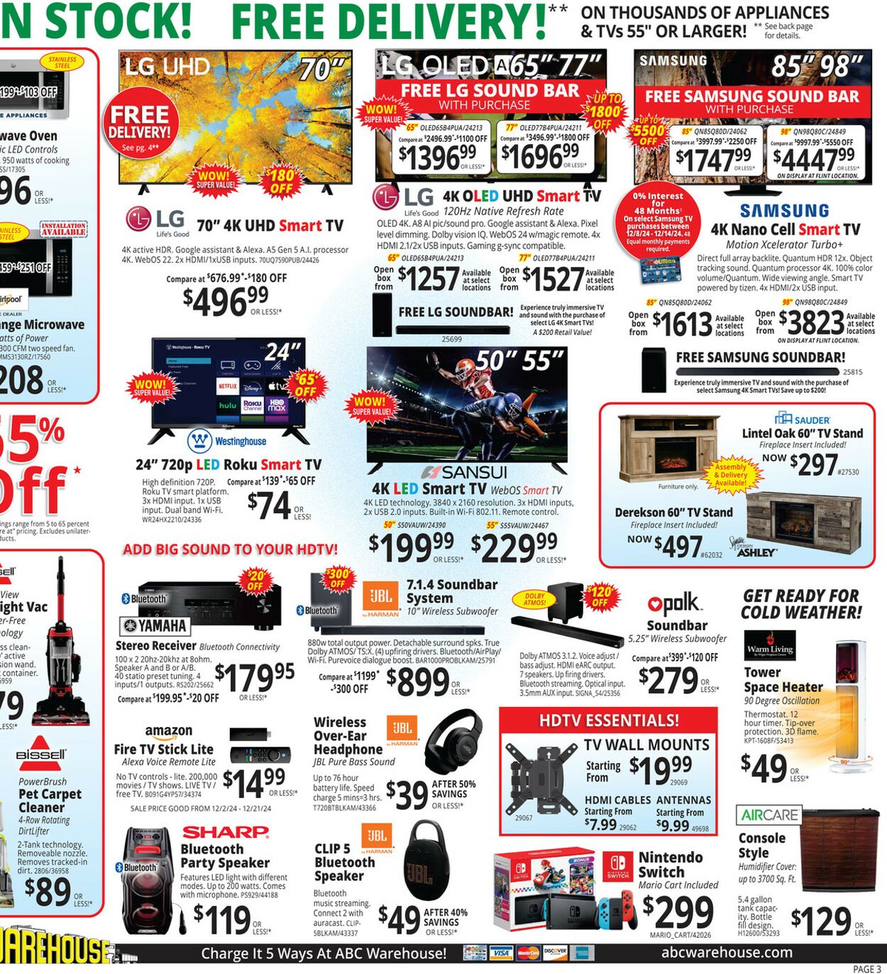 Weekly ad ABC Warehouse 12/08/2024 - 12/14/2024