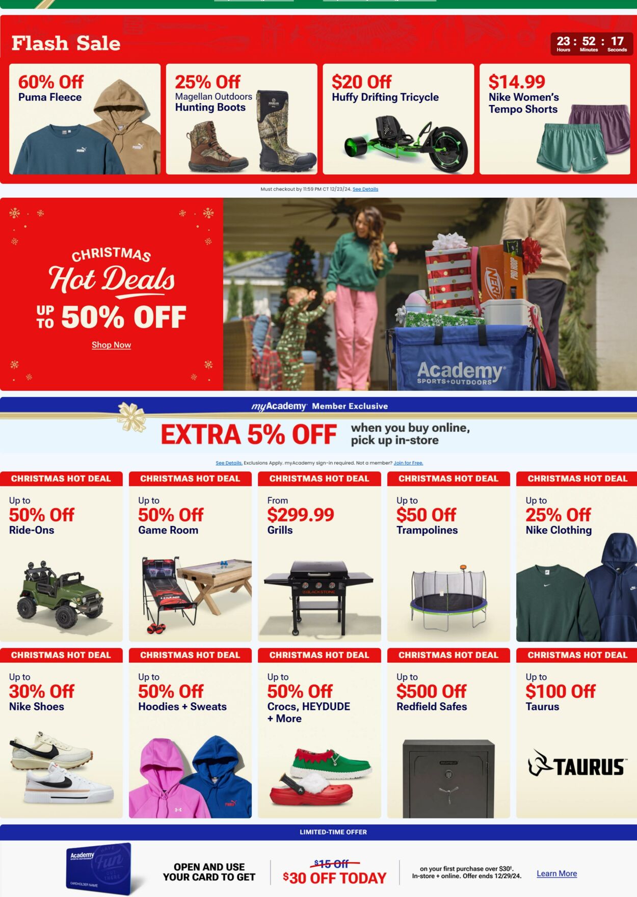 Academy Sports Promotional weekly ads