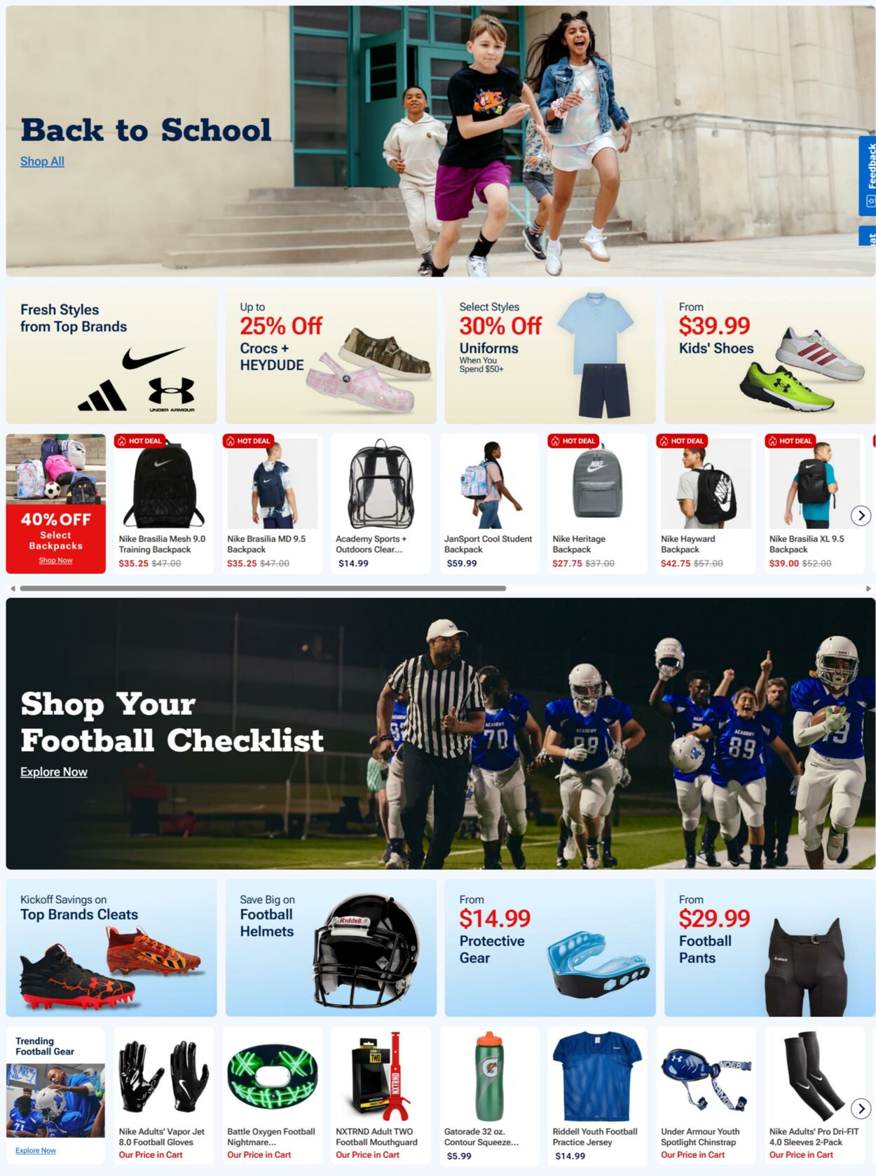 Weekly ad Academy Sports 08/08/2024 - 08/31/2024