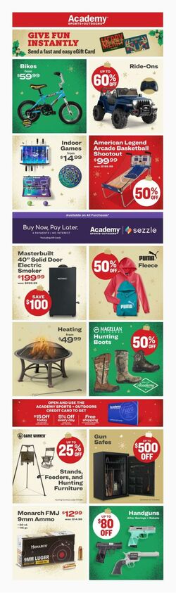 Weekly ad Academy Sports 12/11/2023 - 12/13/2023