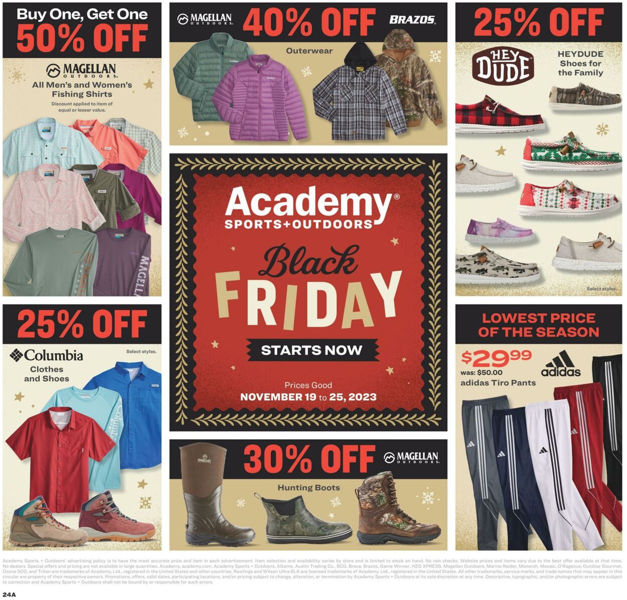 Weekly ad Academy Sports 11/19/2023 - 11/23/2023