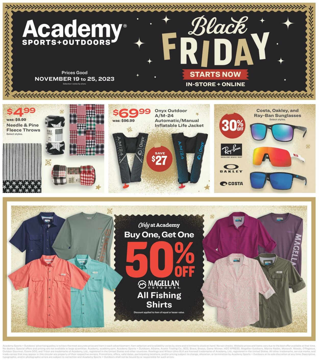 Weekly ad Academy Sports 11/19/2023 - 11/23/2023