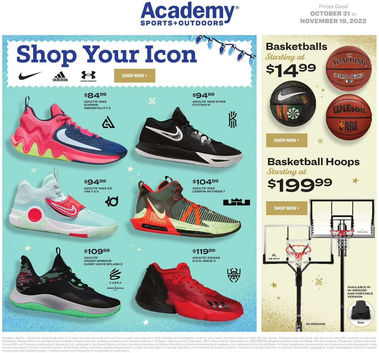 Weekly ad Academy Sports 10/31/2022 - 11/19/2022