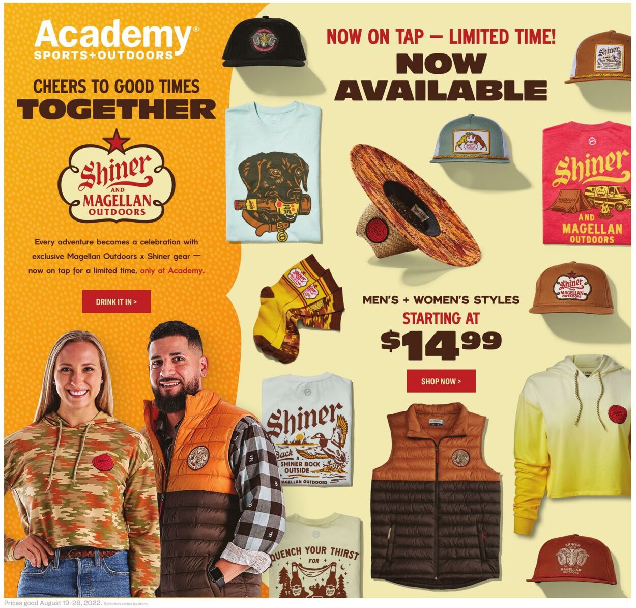 Weekly ad Academy Sports 08/19/2022 - 08/28/2022