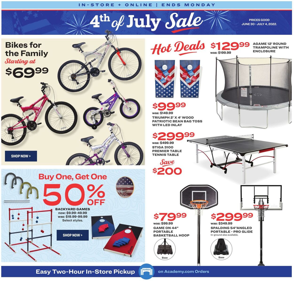 Weekly ad Academy Sports 06/30/2022 - 07/04/2022