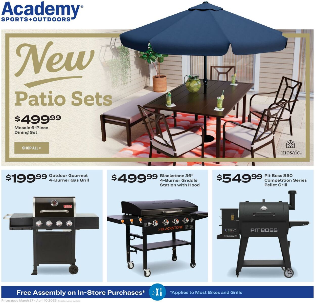 Weekly ad Academy Sports 03/27/2023 - 04/10/2023