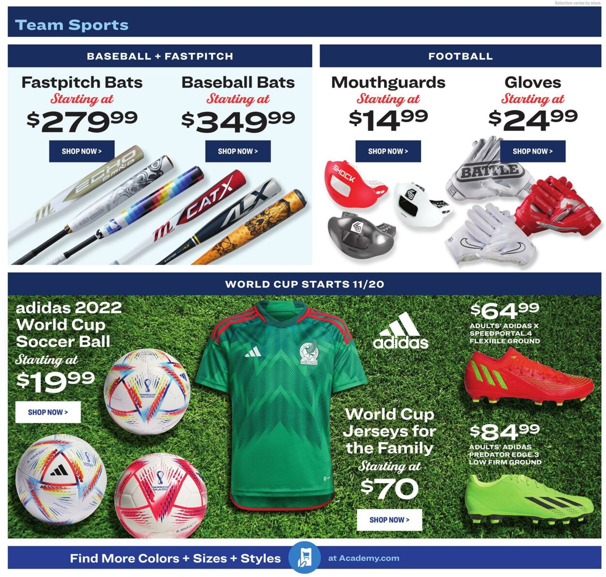 Weekly ad Academy Sports 10/24/2022 - 10/30/2022