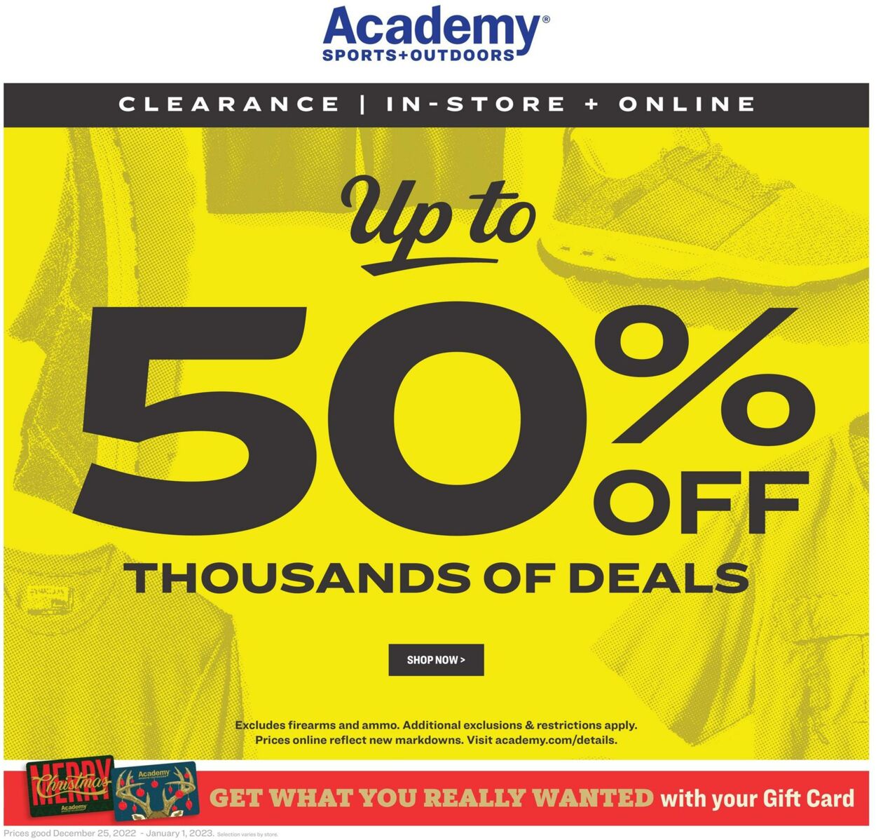 Weekly ad Academy Sports 12/25/2022 - 01/01/2023