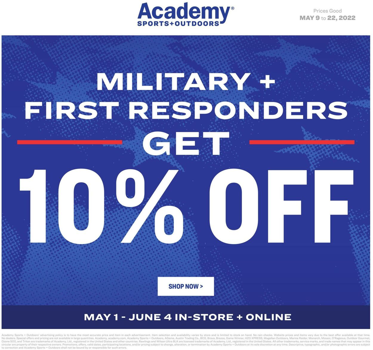 Weekly ad Academy Sports 05/09/2022 - 05/22/2022