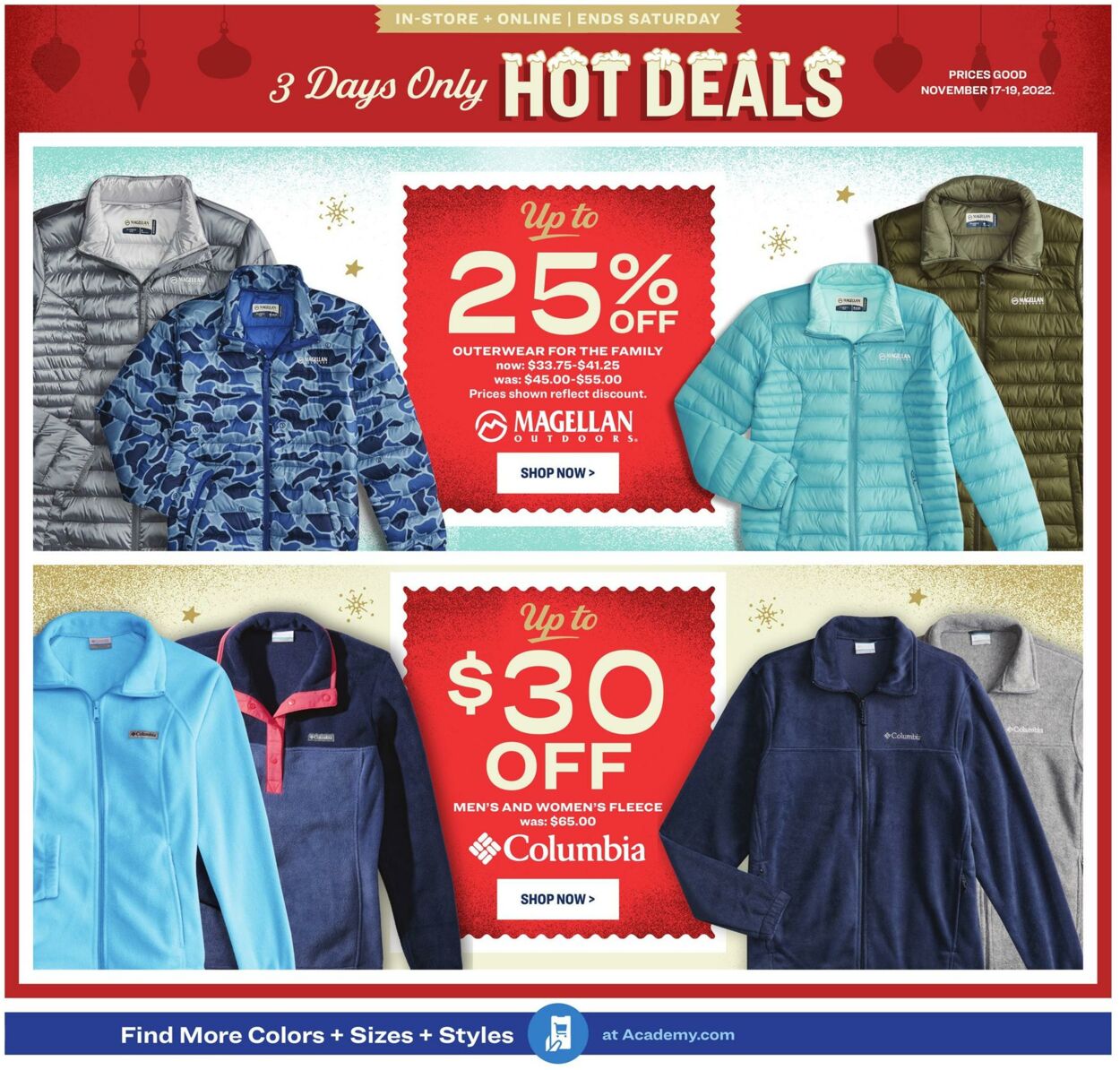 Weekly ad Academy Sports 11/17/2022 - 11/19/2022
