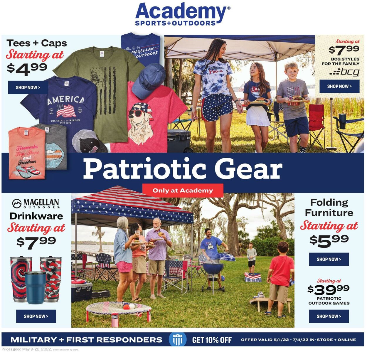 Weekly ad Academy Sports 05/01/2022 - 07/04/2022