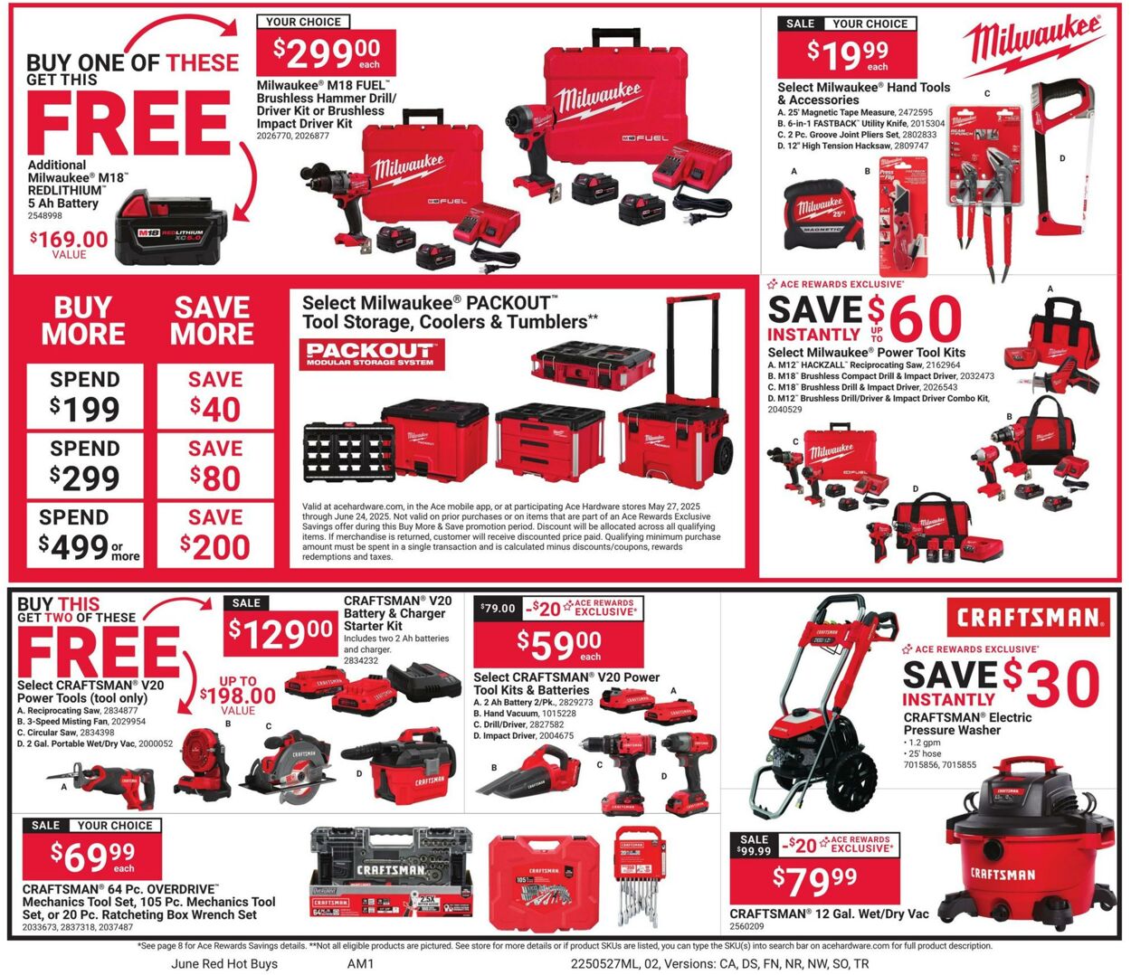 Weekly ad Ace Hardware 05/27/2025 - 06/24/2025