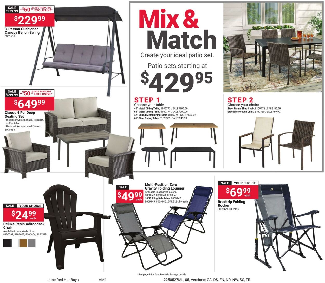 Weekly ad Ace Hardware 05/27/2025 - 06/24/2025
