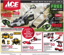 Weekly ad Ace Hardware 05/27/2025 - 06/24/2025