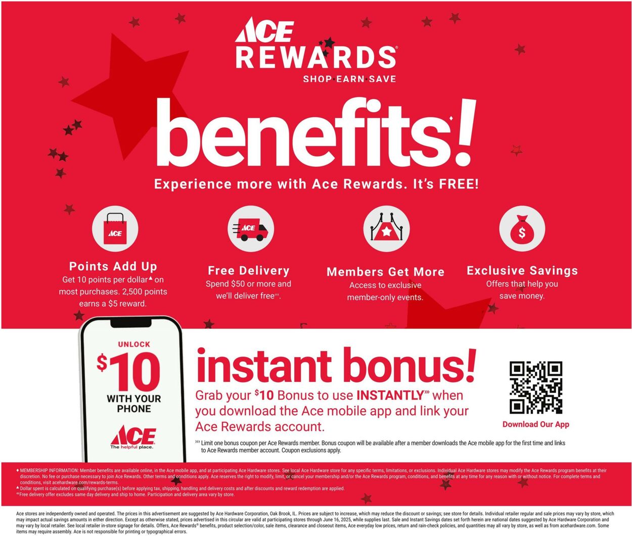 Weekly ad Ace Hardware 06/04/2025 - 06/16/2025