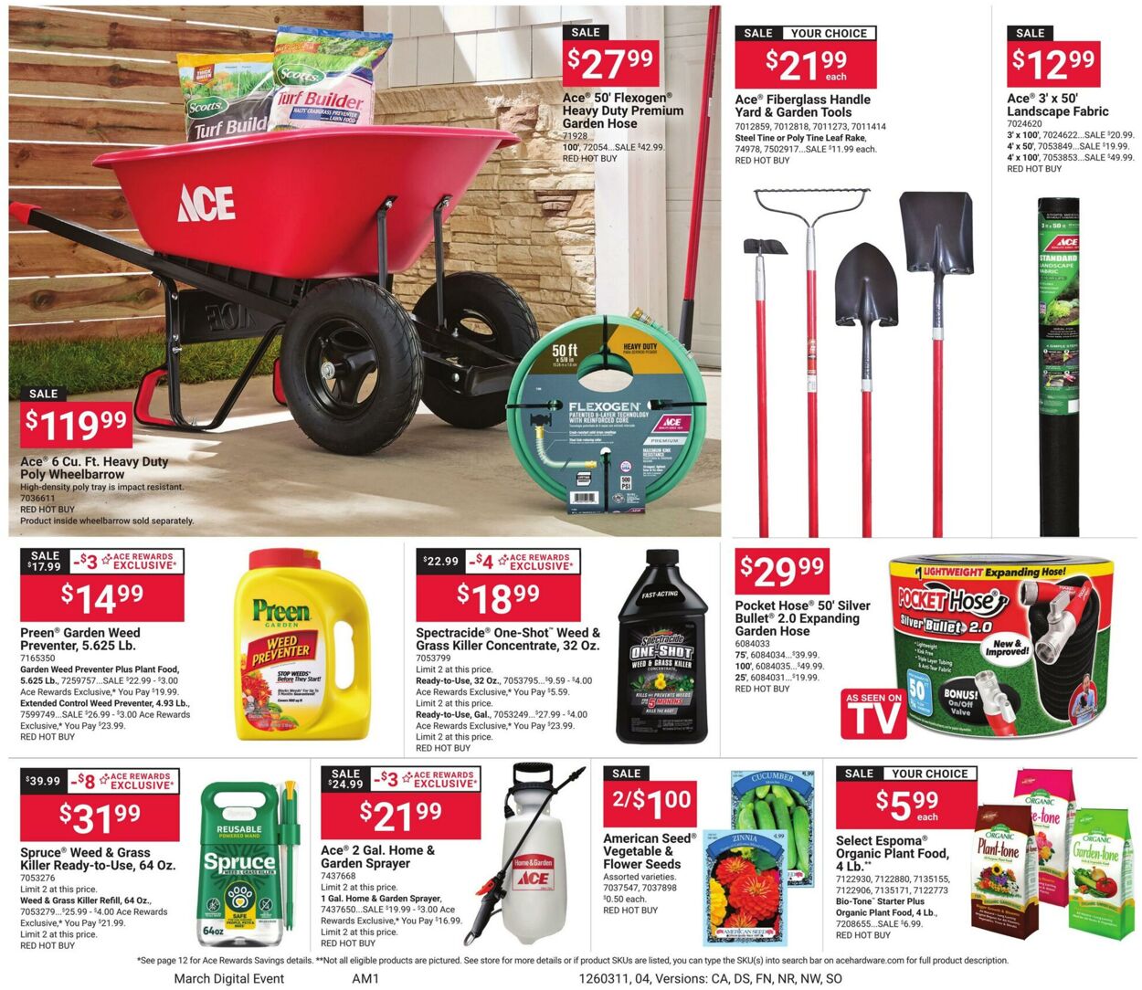 Weekly ad Ace Hardware 03/11/2026 - 03/23/2026