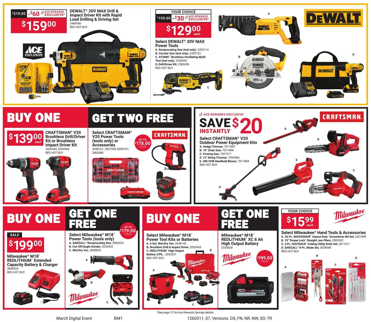 Weekly ad Ace Hardware 03/11/2026 - 03/23/2026