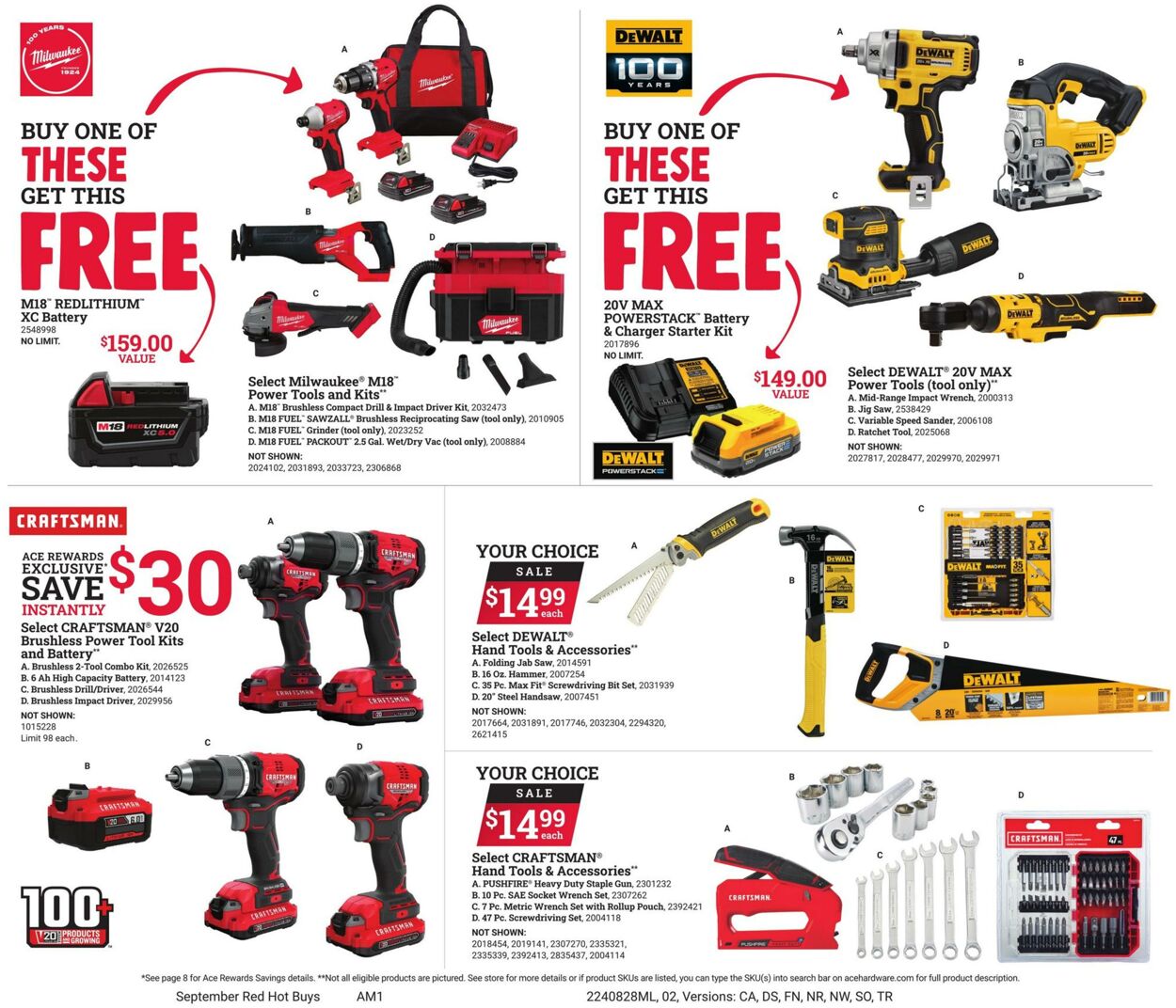 Weekly ad Ace Hardware 08/28/2024 - 09/30/2024