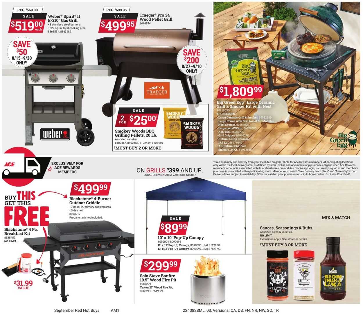 Weekly ad Ace Hardware 08/28/2024 - 09/30/2024