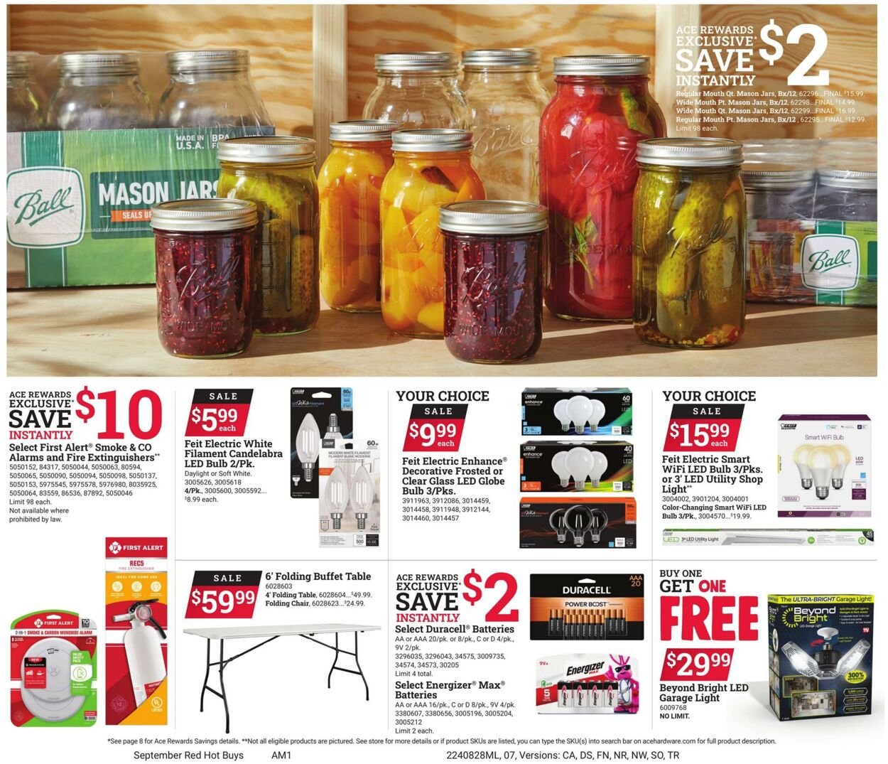 Weekly ad Ace Hardware 08/28/2024 - 09/30/2024