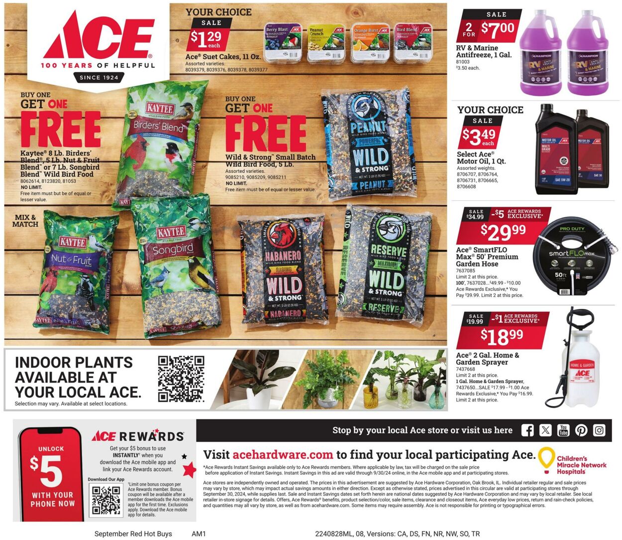 Weekly ad Ace Hardware 08/28/2024 - 09/30/2024