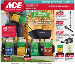 Weekly ad Ace Hardware 03/01/2023 - 03/31/2023